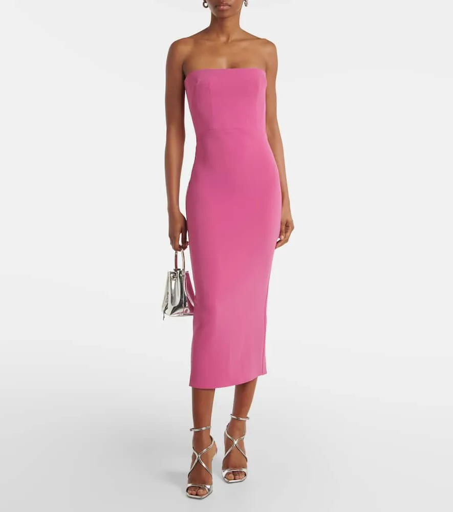 Alex Perry Strapless midi dress
