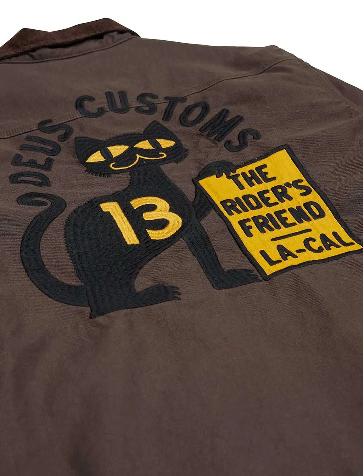 Deus Ex Machina Super Stitious Jacket Chocolate Brown
