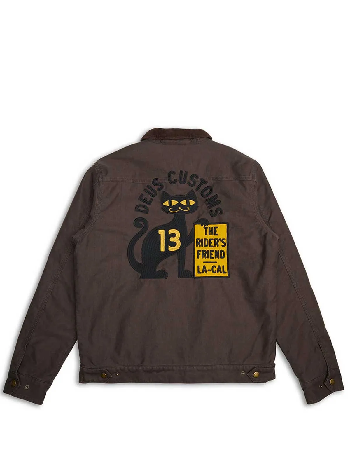 Deus Ex Machina Super Stitious Jacket Chocolate Brown