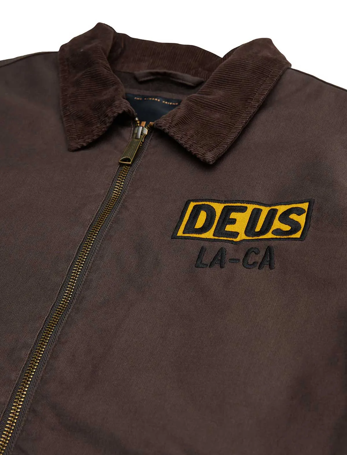 Deus Ex Machina Super Stitious Jacket Chocolate Brown