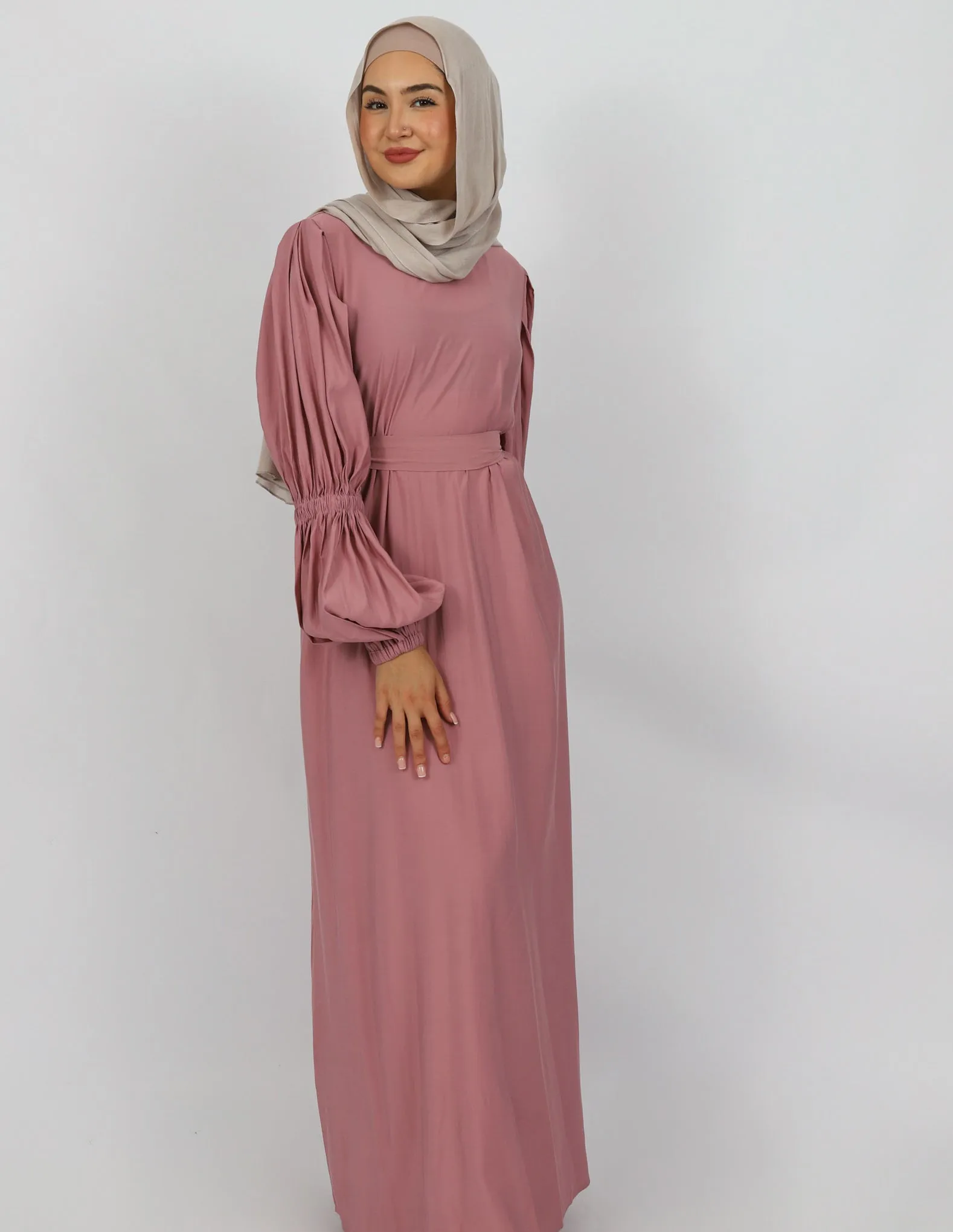 Escape Detailed Sleeve Maxi Dress