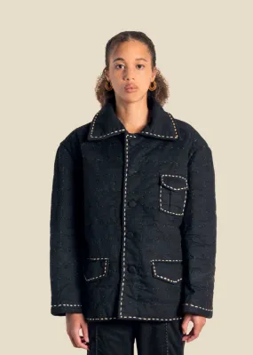 Quilted safari jacket