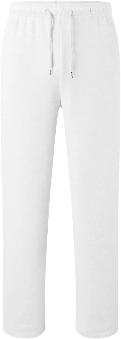 Sweatpants Womens Straight Leg Baagy Plush Lined Workout Joggers Trouser Fashion High Waist Open Bottom Long Pants